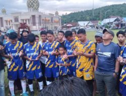 Babak Final Turnamen Sepak Bola Antar Desa se-Kecamatan Malili, Balantang FC unggul 1-0 Lawan Pongkeru