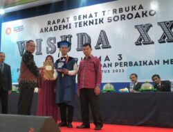 Plt. Kadisdikbud Lutim Hadiri Wisuda XXX Diploma 3 Akademi Teknik Sorowako