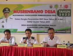 Pemdes Manurung Gelar Musrenbang, Dua Anggota DPRD Yang Hadir Siap Kawal Program Prioritas Tahun 2024