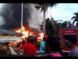 Dua  Rumah Warga di Desa Balantang Ludes Terbakar