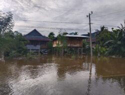 Air Sungai Pongkeru Meluap Banjiri  Pemukiman Warga Dusun Labose