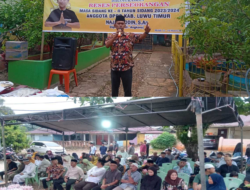 Resesnya di Hadiri Ratusan Warga,Najamuddin Haturkan Terima Kasih