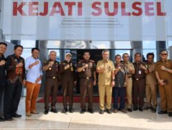 Didampingi Anggota DPRD dan Jajaran Pemda Lutim, Budiman Silaturahmi ke Kejati Sulsel