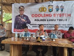 Cooling System Polres Lutim, AKBP Zulkarnain: Yuuk Menjadi Bagian Dalam Mensejukkan Pilkada