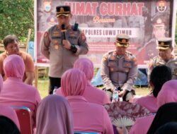 Jum’at Curhat di Tarabbi, Begini Pesan Kapolres Lutim Jelang Pilkada