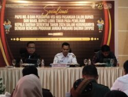 Persiapan Visi-Misi Cabup-Cawabup, KPU Lutim Sosialisasikan PKPU Nomor 8