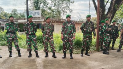 Semangat TNI-POLRI Dalam Pengamanan Deklarasi dan Pendaftaran Paslon Cabup-Cawabup Lutim 2024