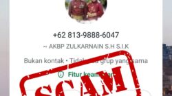 Hati-Hati ! Penipu Kembali Beraksi, Kali Ini Mengatasnamakan Kapolres Lutim