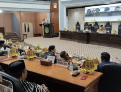 DPRD Lutim Menggelar Paripurna Penetapan Keanggotaan Tim Penyusun Rancangan Tata Tertib