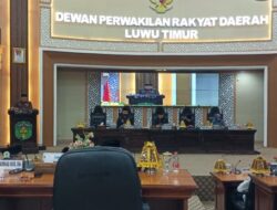 Lima Fraksi DPRD Lutim Sampaikan Pendapat Akhir Terhadap Ranperda APBD Tahun 202