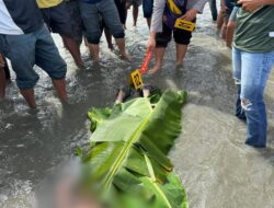 Sosok Mayat Yang Ditemukan di Sungai Kalpataru , Ternyata Warga Desa Balai Kembang, Sat Reskrim Polres Lutim Lakukan Penyelidikan