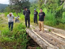 Tinjau Jembatan Rusak di Persawahan Desa Kawata, Bangkit Reformansyah: Komitmen Kami Akan Berkordinasi Dinas Terkait