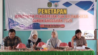 Pemdes dan BPD Tarabbi Selenggarakan Musdes Penetapan APBDes Tahun 2025