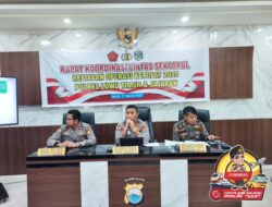 Jelang Hari Raya Ied 2025 dan Pastikan Arus Mudik Berjalan Lancar dan Aman, Polres Lutim Gelar Rapat Kordinasi Lintas Sektoral