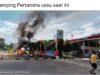 Satu Unit Mobil Mengalami Kebakaran di Dekat SPBU Ussu