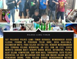 Terduga Pelaku Ilegal Fishing di Teluk Bone Berhasil Diamankan Oleh Sat Polairud Polres Lutim