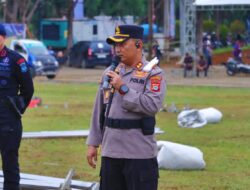 550 Personil Polres Luwu Timur Diturunkan Untuk Pengamanan Konser Wali