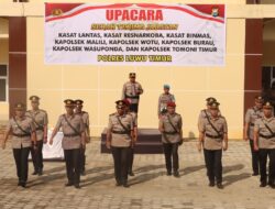 Gelar Upacara Sertijab, Kapolres: Jabatan Diharapkan Membawa Perubahan yang Baik di Lingkup Polres Lutim