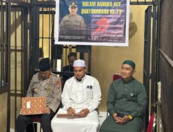 Sambut Hari Bhayangkara ke-79, Polres Lutim Gelar Lomba Adzan dan Baca Al- Qur’an Untuk Para Tahanan