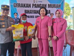 Gelar Gerakan Pangan Murah, Kapolsek Wasuponda: Semoga Ini Dapat Meringankan Beban Warga Serta Menstabilkan Harga Pangan